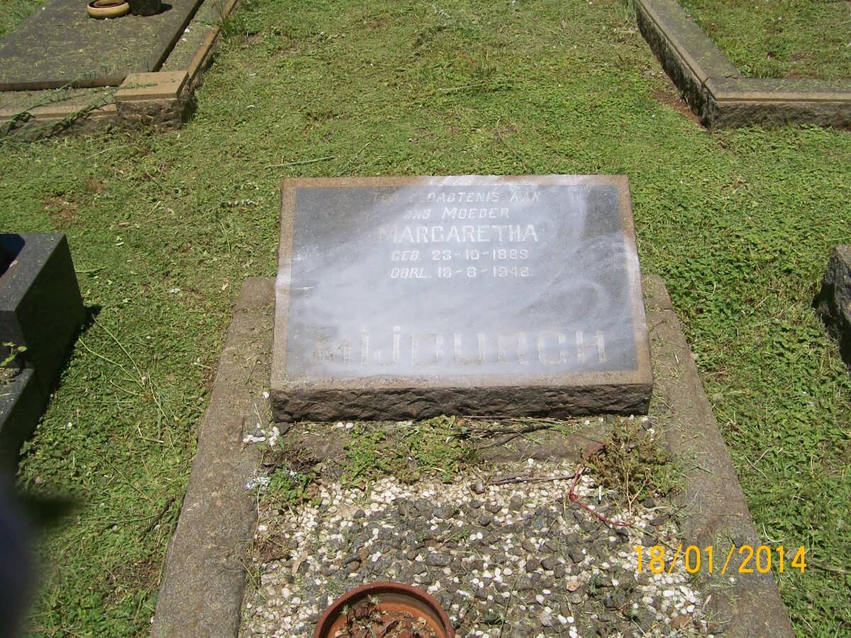 MIJBURGH Margaretha 1889-1948