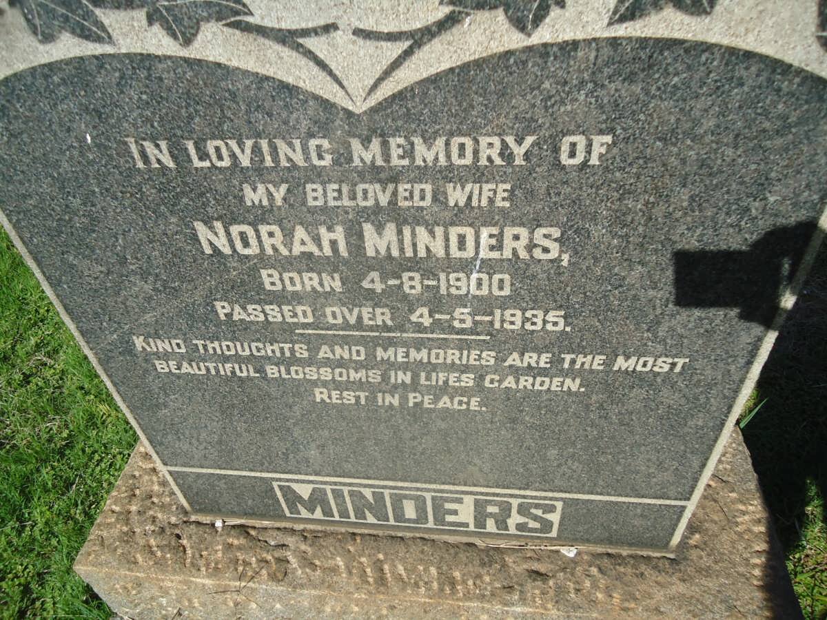 MINDERS Norah 1900-1935
