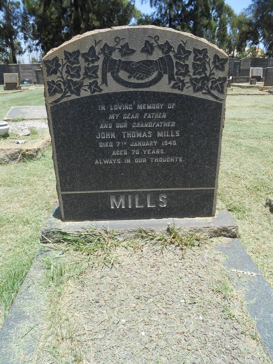 MILLS John Thomas -1940