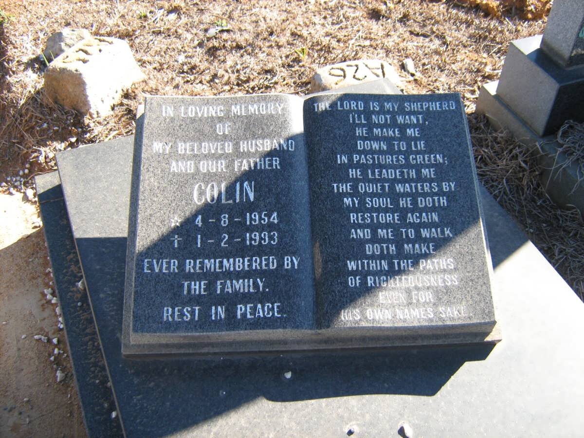 MICHAEL JOHN Colin 1954-1993