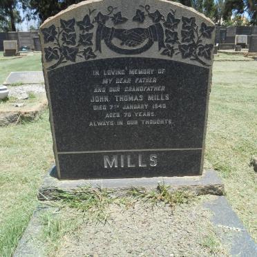 MILLS John Thomas -1940