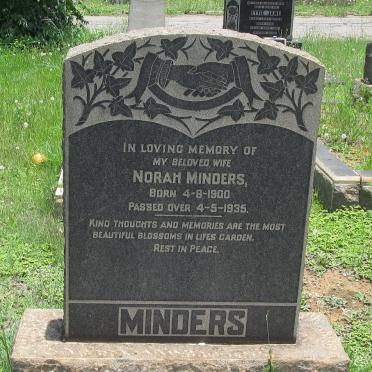 MINDERS Norah 1900-1935