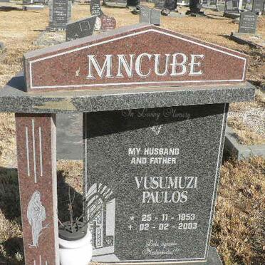 MNCUBE Vusumuzi Paulos 1953-2003