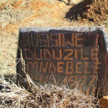 MNDEBELE Busisiwe Duduzile ??-1987