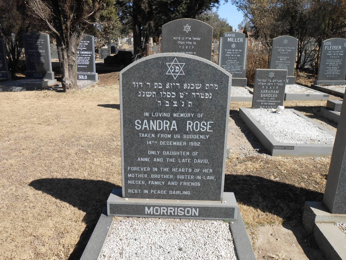 MORRISON Sandra Rose -1992