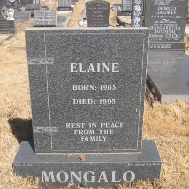 MONGALO Elaine 1965-1995