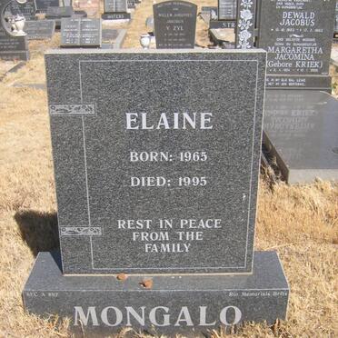 MONGALO Elaine 1965-1995