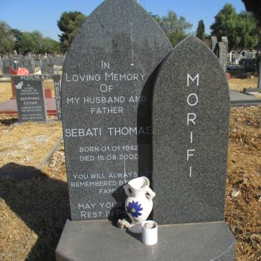 MORIFI Sebati Thomas 1942-2000