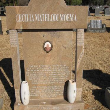 MOEMA Cecilia Mathlodi 1938-1998