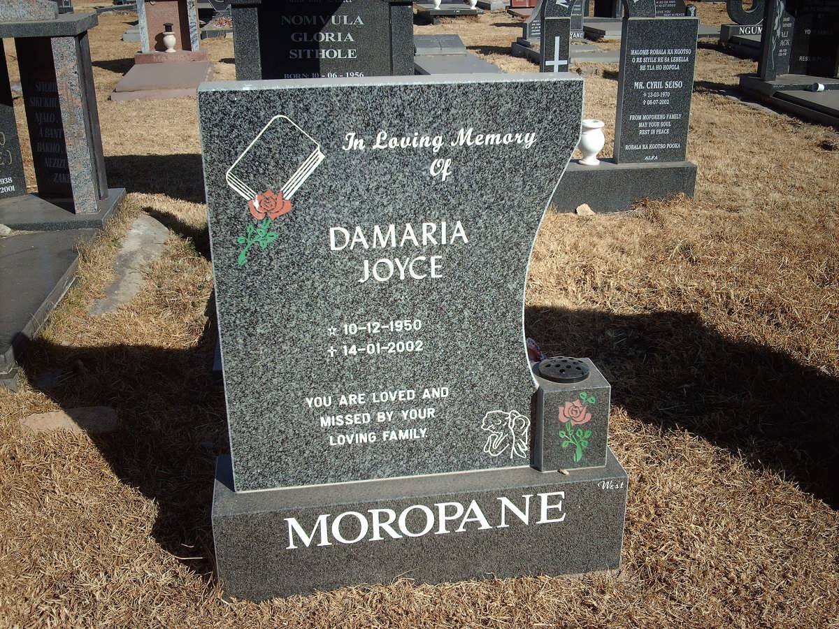 MOROPANE Damaria Joyce 1950-2002