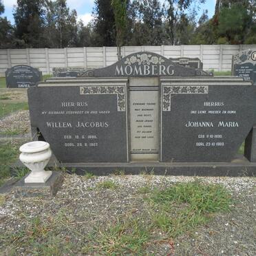 MOMBERG Willem Jacobus 1885-1957 &amp; Johanna Maria 1890-1969