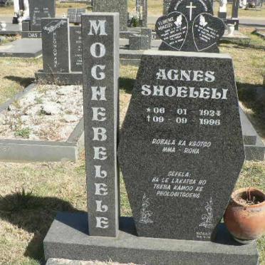 MOGHEBELELE Agnes Shoeleli 1924-1996