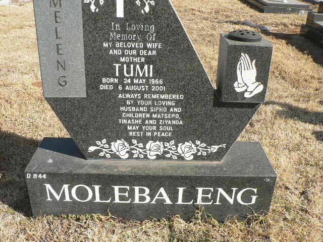 MOLEBALENG Tumi 1966-2001