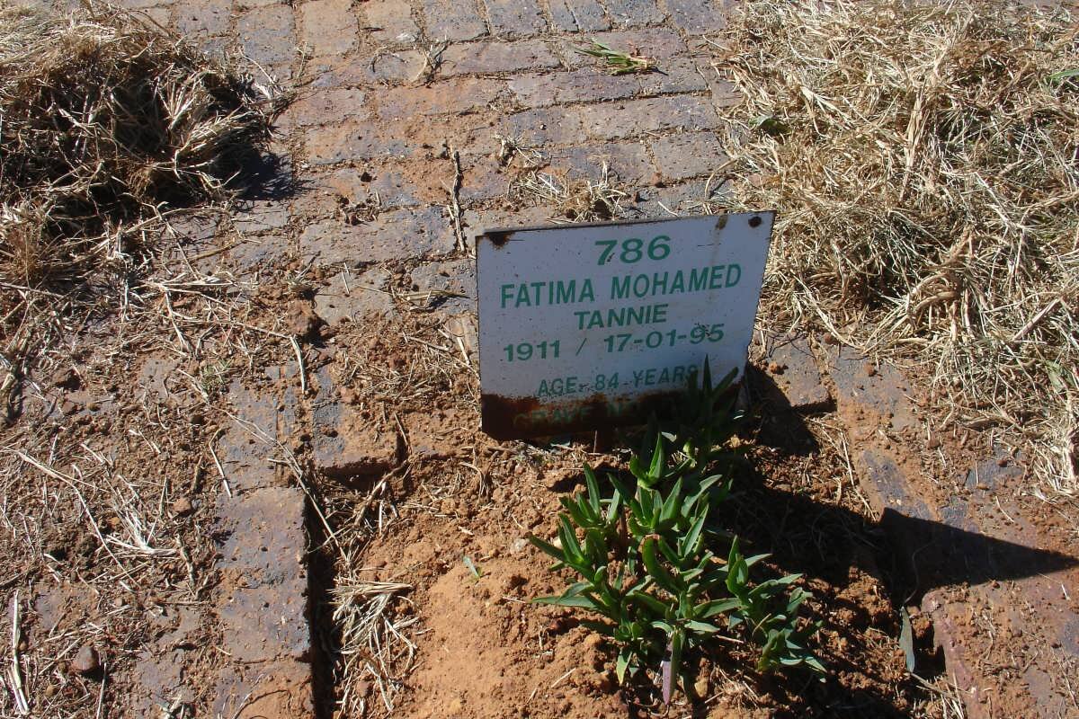 MOHAMED Fatima 1911-1995