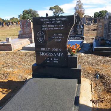 MOONSAMY Billy John 1933-1998