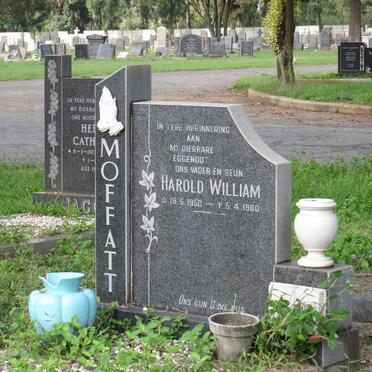 MOFFATT Harold William 1950-1980