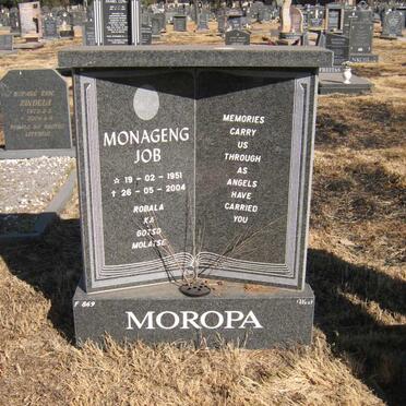 MOROPA Monageng Job 1951-2004