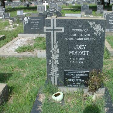 MOFFATT Joey 1892-1974 :: SEQUEIRA Shelagh Edelweiss Mercia 1931-2012