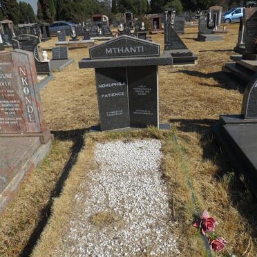 MTHANTI Nokuphula Patience 1969-2007