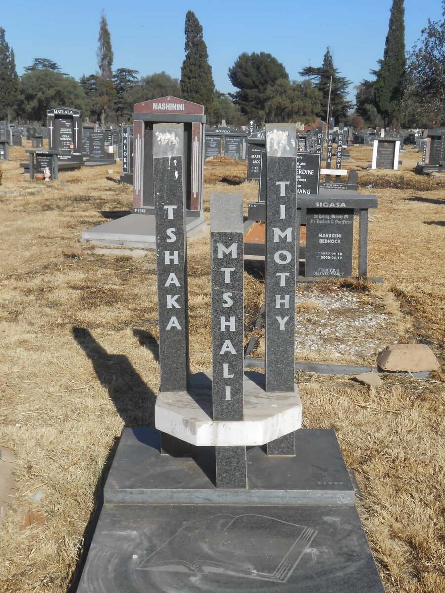 MTSHALI Tshaka Timothy