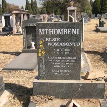 MTHOMBENI Elsie Nomasonto 1938-2001