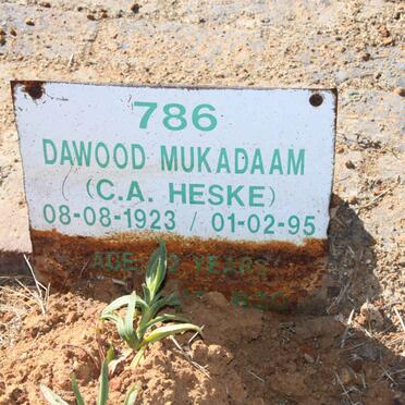 MUKADAAM Dawood 1923-1995