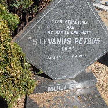 MULLER Stevanus Petrus 1916-1989