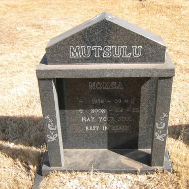 MUTSULU Nomsa 1938-2002