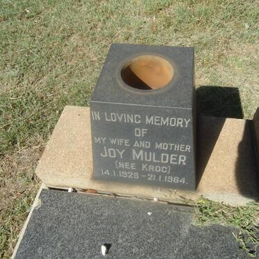 MULDER Joy nee KROG 1926-1964