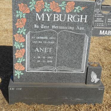 MYBURGH Anet 1943-1998