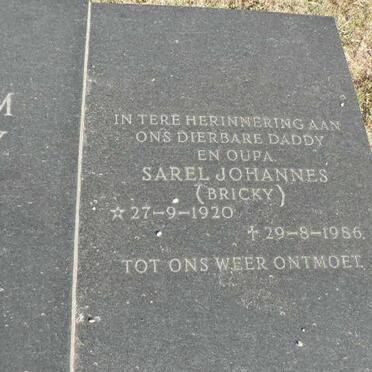 MYBURGH Sarel Johannes 1920-1986 &amp; Paulina Magdalena 1929-1985