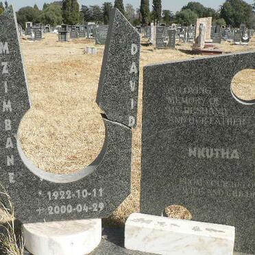MZIMBANE David Nkutha 1922-2000