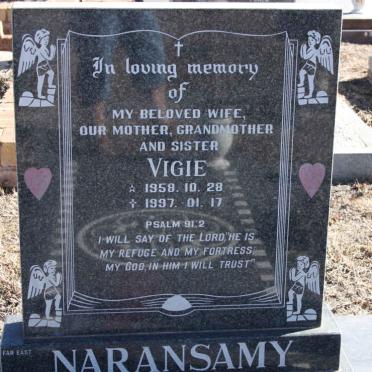 NARANSAMY Vigie 1958-1997