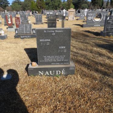 NAUDE Eddy 1953-2001 :: NAUDE Melissa 1978-1999