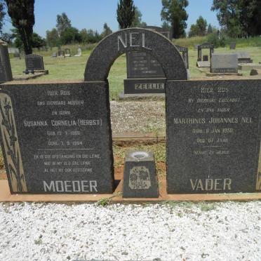 NEL Marthinus Johannes -1950 &amp; Susanna Cornelia HERBST 1888-1984