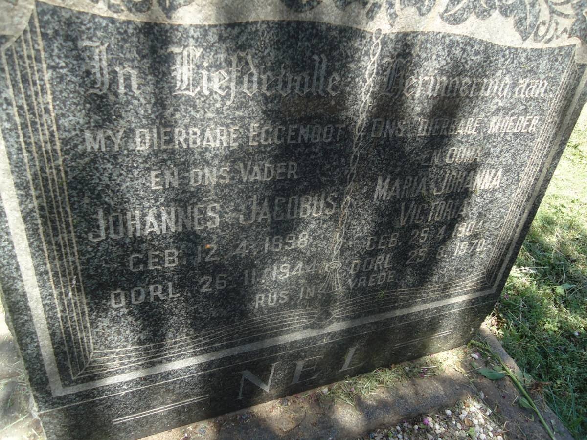 NEL Johannes Jacobus 1898-1944 &amp; Maria Johanna Victoria 1904-1970