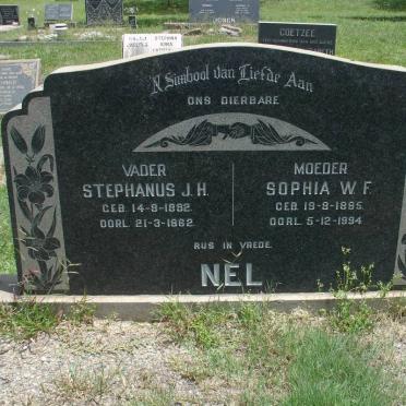 NEL Stephanus J.H. 1882-1962 &amp; Sophia W.F. 1895-1994