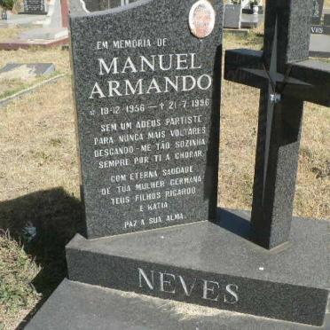 NEVES Manuel Armando 1956-1996