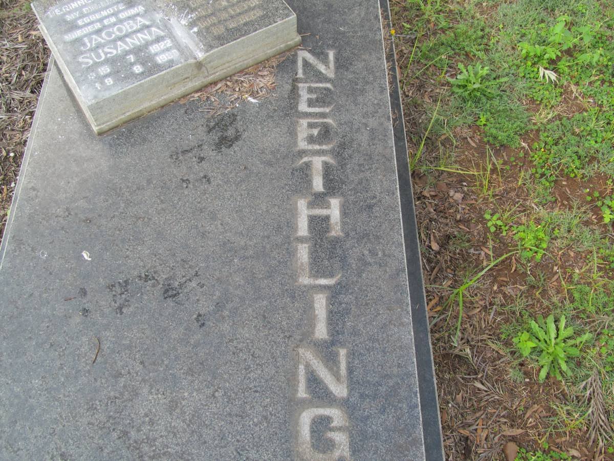 NEETHLING Jacoba Susanna 1922-1980