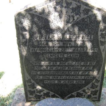 NEL Pieter Wellem -1941