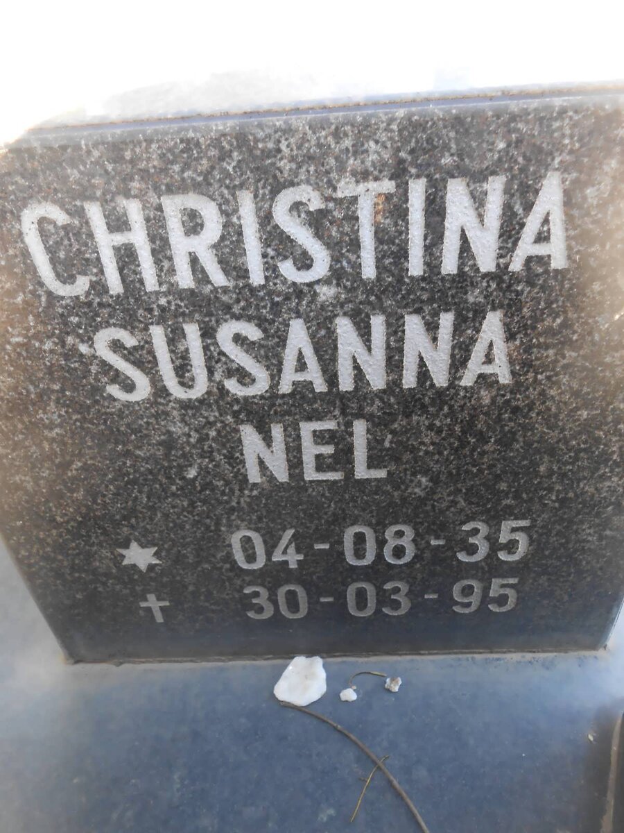 NEL Christina Susanna 1935-1995
