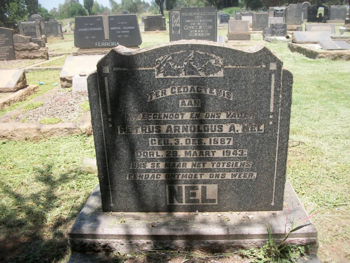 NEL Petrus Arnoldus A. 1887-1943