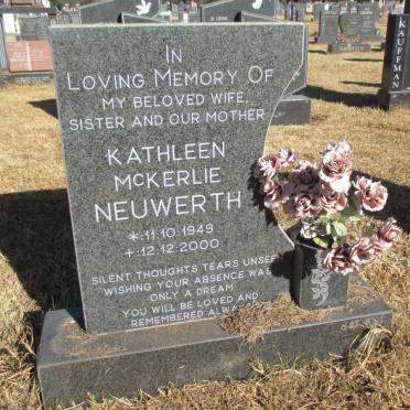 NEUWERTH Kathleen McKerlie 1949-2000