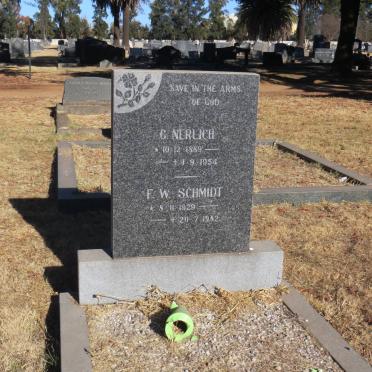 NERLICH G. 1889-1954 :: SCHMIDT F.W. 1929-1982
