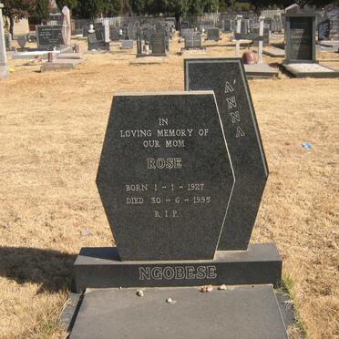 NGOBESE Rose Anna 1927-1995