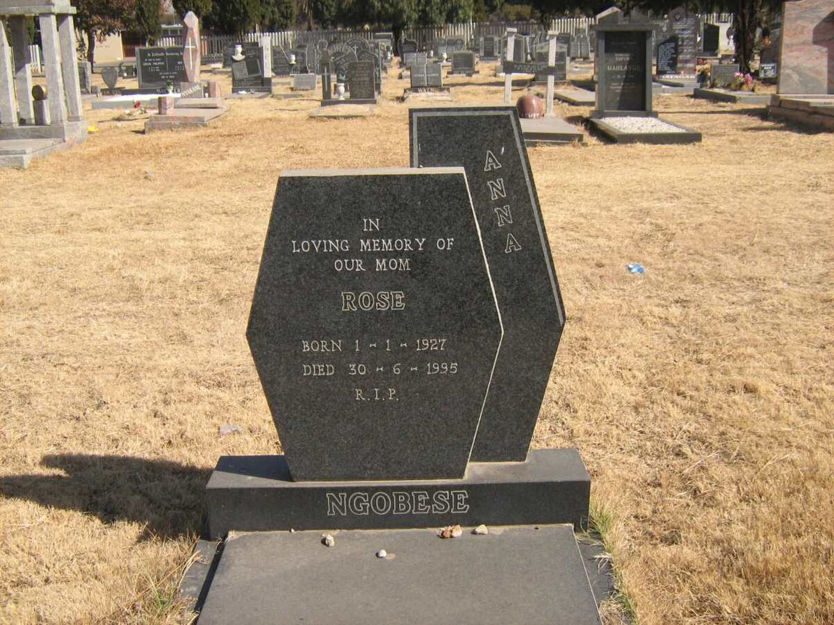 NGOBESE Rose Anna 1927-1995