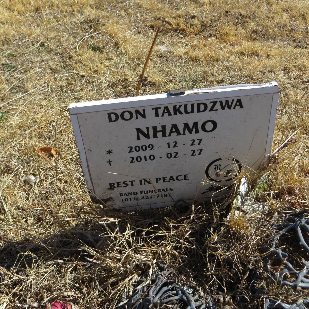 NHAMO Don Takudzwa 2009-2010