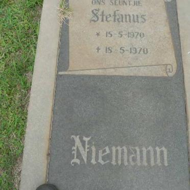 NIEMANN Stefanus 1970-1970