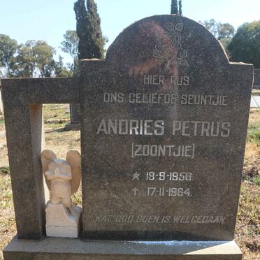 NIEKERK Andries Petrus, van 1956-1964