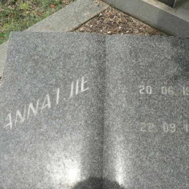 NIEKERK Cornelius Johannes, van 1896-1974 &amp; J.H. BISSCHOFF 1918-1995 :: VAN NIEKERK Annatjie 1947-1990